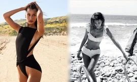 'Chân dài' 9x Bella Hadid gợi cảm ngất ngây