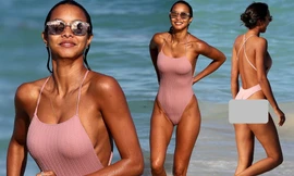 Dáng ngọc hoàn hảo của thiên thần Victoria’s Secret cao 1m84