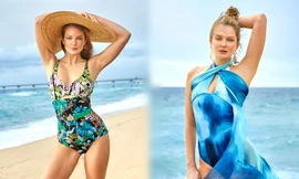 Mê đắm người đẹp Hungary eo thon dáng ngọc trên biển