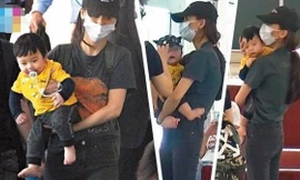 Con trai Angelababy – Huỳnh Hiểu Minh lần đầu lộ diện