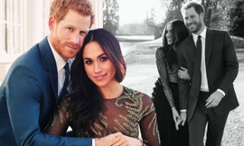 Hoàng tử Anh và mỹ nhân Meghan Markle tung ảnh đính hôn lãng mạn