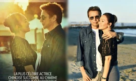 Củng Lợi và chồng 71 tuổi tình tứ mặn nồng trên báo Pháp