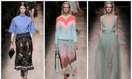 Valentino xuân hè 2015: Thướt tha, bay bổng