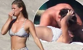 Leonardo DiCaprio say đắm bên mỹ nhân kém 17 tuổi trên biển