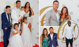 Kante mặc quần soóc dự tiệc cưới Fabregas và mỹ nhân hơn 12 tuổi