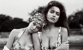 Irina Shayk diện đầm hai dây trễ nải đầy sức sống