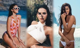 Mãn nhãn ngắm cô bồ Brazil bốc lửa của tiền đạo Neymar