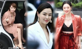 ‘Chị đại’ Kim Hye Soo đọ sắc Hoa hậu Honey Lee và thiên thần 9x Sulli
