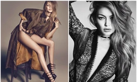 Gigi Hadid táo bạo diện nội y ren huyền bí