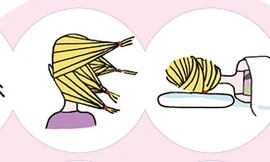 3 mẹo tạo kiểu tóc trong lúc ngủ 