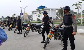 Olympic Việt Nam - UAE: An ninh vào sân vận động được thắt chặt