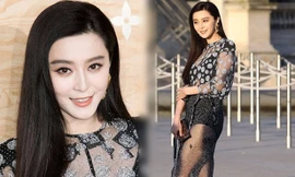 Phạm Băng Băng duyên dáng với váy áo ren xuyên thấu