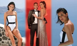 Bạn gái Neymar nóng bỏng ở đảo thiên đường Santorini