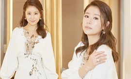 Lâm Tâm Như xinh đẹp mặn mà sau 2 tháng sinh con