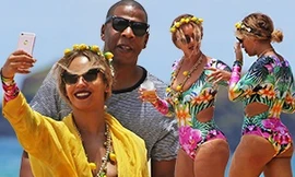 Vợ chồng Beyonce ngọt ngào tình tứ ở Hawaii