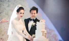 Chú rể Trung Tín nhắn gửi ngọt ngào cho cô dâu Đặng Thu Thảo