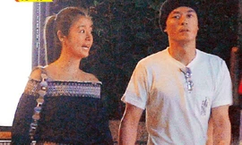 Lâm Tâm Như – Hoắc Kiến Hoa nắm chặt tay nhau dạo phố đêm