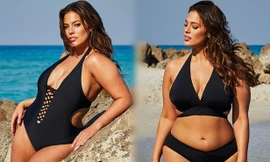 Hậu trường mỹ nhân ngoại cỡ Ashley Graham chụp bikini đầy hấp dẫn 