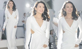 Chương Tử Di rạng ngời tươi trẻ ngỡ ngàng