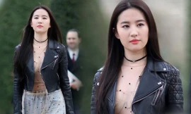 ‘Thần tiên tỉ tỉ’ Lưu Diệc Phi sành điệu với áo xuyên thấu