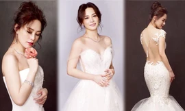 Cô dâu U40 Chung Hân Đồng xinh đẹp với đường cong quyến rũ