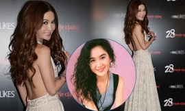 Ôn Bích Hà táo bạo lưng trần, váy ren xuyên thấu trẻ như đôi mươi