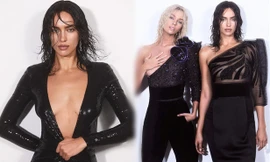 Irina Shayk không nội y đọ sắc vóc gợi cảm bên thiên thần Stella Maxwell 