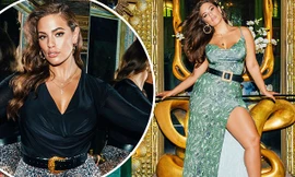 Mỹ nhân ngoại cỡ Ashley Graham rực lửa đầy quyến rũ