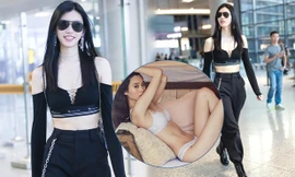 Siêu mẫu ngã sấp ở show Victoria’s Secret dáng miễn chê, eo nhỏ xíu