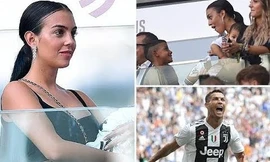 Bạn gái Ronaldo bế con đến sân cổ vũ người tình 