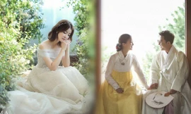 Mỹ nhân ‘Vườn sao băng’ đẹp như công chúa trong ảnh cưới