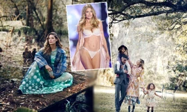 Cựu thiên thần nội y Hà Lan hạnh phúc viên mãn bên chồng con