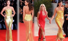 Irina Shayk phô diễn đường cong nữ thần, sánh đôi ‘bà hoàng' Versace