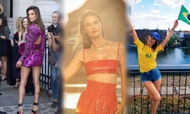 Gây náo loạn Paris, nữ thần Alessandra Ambrosio lại gợi cảm ở Berlin