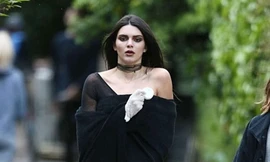 Kendall Jenner hóa trang như ‘ma cà rồng’ xuống phố