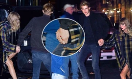 Taylor Swift lần đầu công khai nắm tay tình trẻ trên phố đông