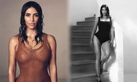 Kim 'siêu vòng ba' eo thon dáng nuột nà trên bìa Vogue