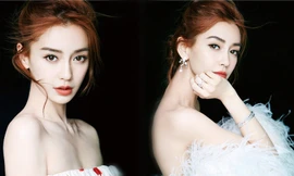 Angelababy vai trần trắng mịn, quyến rũ khó ai sánh kịp