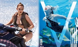 Gigi Hadid hóa thân thành Bond girl bốc lửa quyến rũ