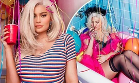 Em út nhà Kardashian chụp hình nội y chỉ 3 tuần sau sinh