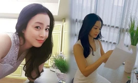 Kim Tae Hee đẹp không tì vết sau gần 1 năm sinh con