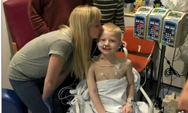 Jay bình phục sau hiến tạng. Ảnh: SWNS. 