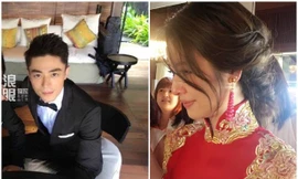 Lâm Tâm Như xúc động nghẹn ngào trong lễ đón dâu