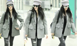 Bị gạt khỏi phim tiền tỉ ngập cảnh nóng, Phạm Băng Băng rạng ngời sang Mỹ