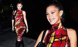 Bella Hadid diện bó sát tôn đường cong trong sinh nhật tuổi 23