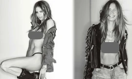 Siêu mẫu 4 con Heidi Klum táo bạo trên bìa Maxim