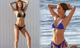 Ngắm siêu mẫu xứ Samba thả dáng cuốn hút trên biển