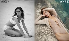 Nàng mẫu Nga cao 1m79 dáng vóc tuyệt đẹp với áo tắm