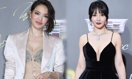 'Siêu vòng 1' Liễu Nham gợi cảm, Thư Kỳ mặc xuyên thấu táo bạo