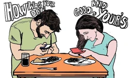 Bộ tranh hài hước về một thế giới nghiện điện thoại